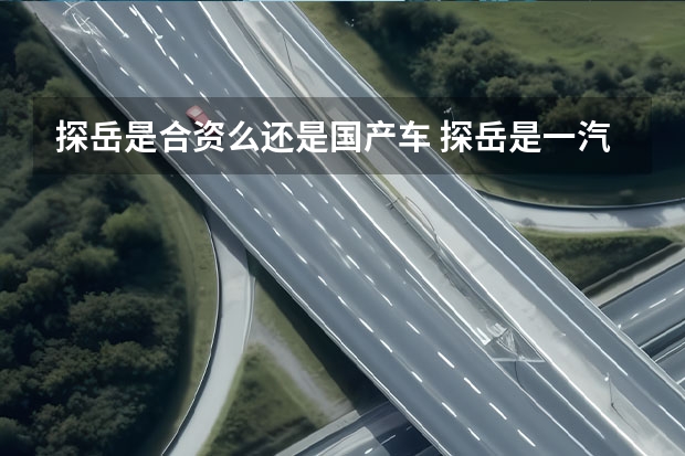 探岳是合资么还是国产车 探岳是一汽大众还是上海大众