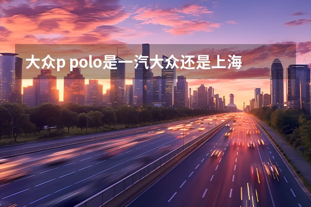 大众p polo是一汽大众还是上海大众