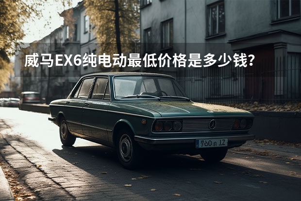 威马EX6纯电动最低价格是多少钱？威马EX6官方价