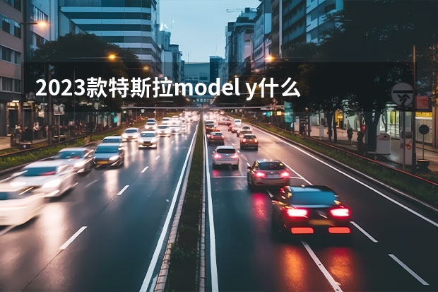 2023款特斯拉model y什么时候上市？