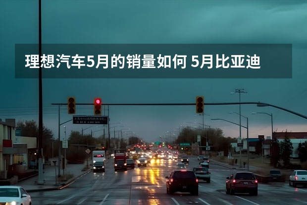 理想汽车5月的销量如何 5月比亚迪超24万辆，奇瑞吉利双双破10万，蔚来小鹏掉队