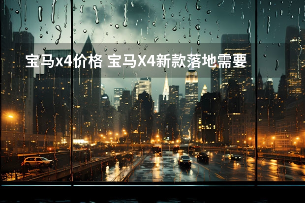 宝马x4价格 宝马X4新款落地需要多少钱？宝马X4购车价