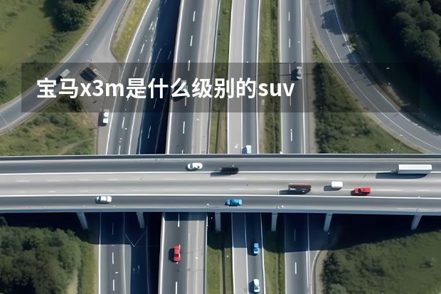 宝马x3m是什么级别的suv