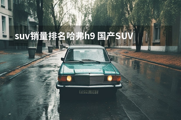 suv销量排名哈弗h9 国产SUV保值率：第1很意外，销量越少越保值？