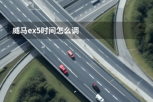 威马ex5时间怎么调