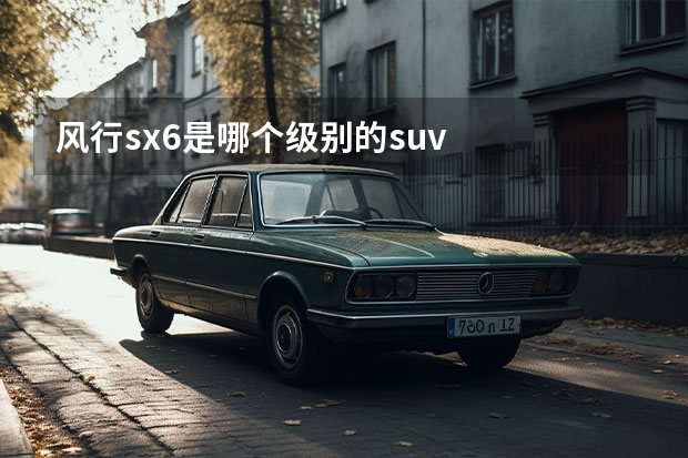 风行sx6是哪个级别的suv