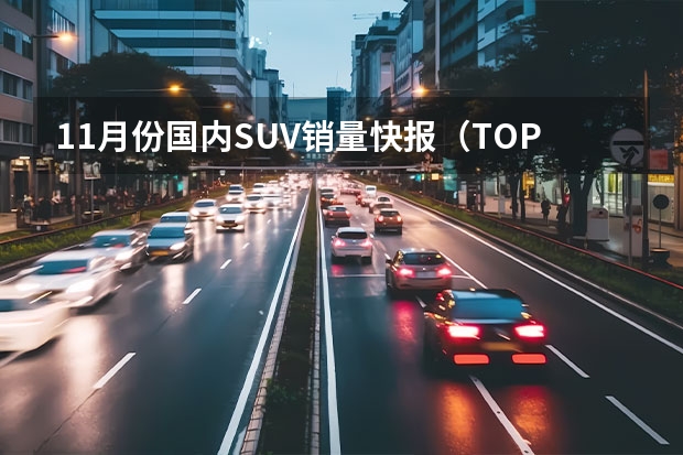 11月份国内SUV销量快报（TOP 15）（11月suv销量排行榜？）