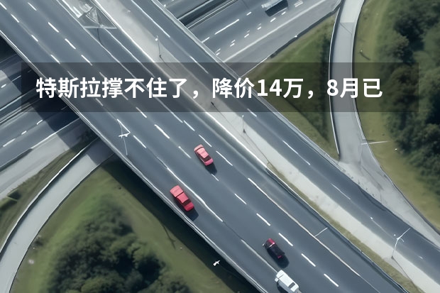 特斯拉撑不住了，降价1.4万，8月已有10家车企“开战” 8月新能源汽车销量