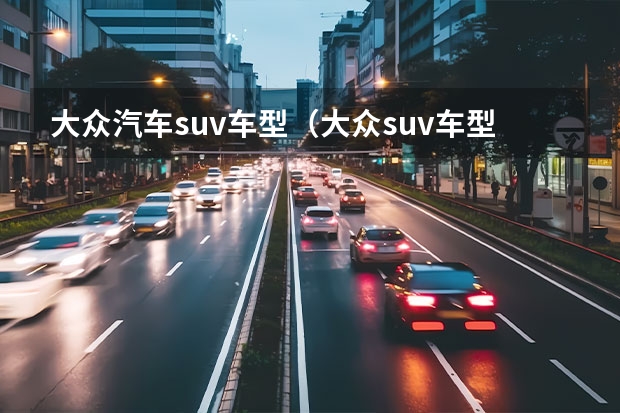 大众汽车suv车型（大众suv车型10万左右）