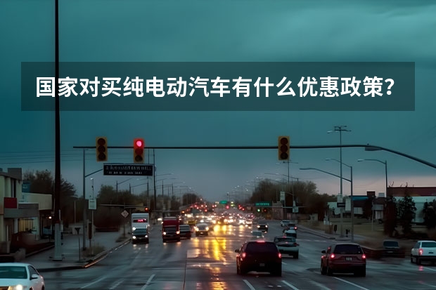 国家对买纯电动汽车有什么优惠政策？开纯电动汽车需要驾驶证吗？