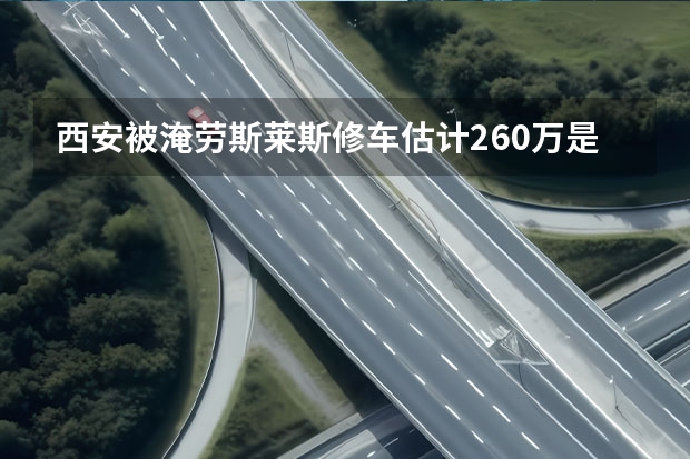 西安被淹劳斯莱斯修车估计260万是怎么回事？