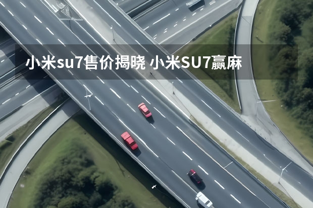 小米su7售价揭晓 小米SU7赢麻了？先看看这6款四月上市的国产新能源车