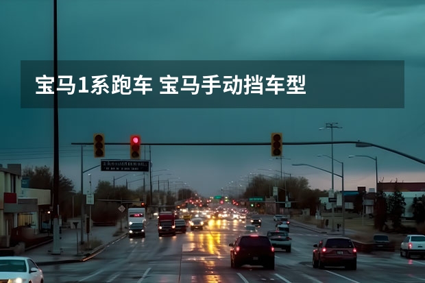 宝马1系跑车 宝马手动挡车型