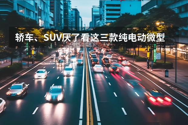 轿车、SUV厌了看这三款纯电动微型车 微型小货车十大排名