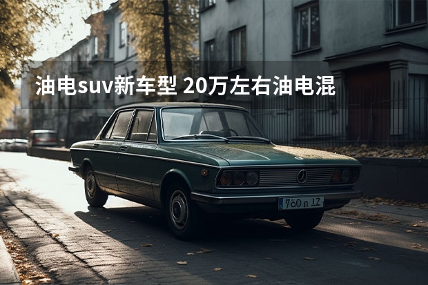 油电suv新车型 20万左右油电混合suv有哪些？