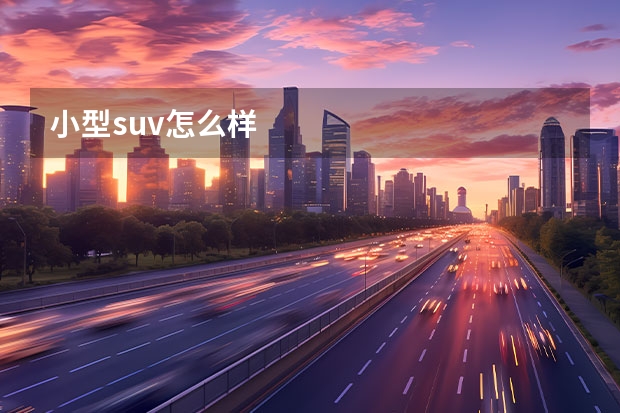 小型suv怎么样