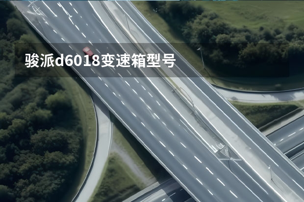 骏派d601.8变速箱型号