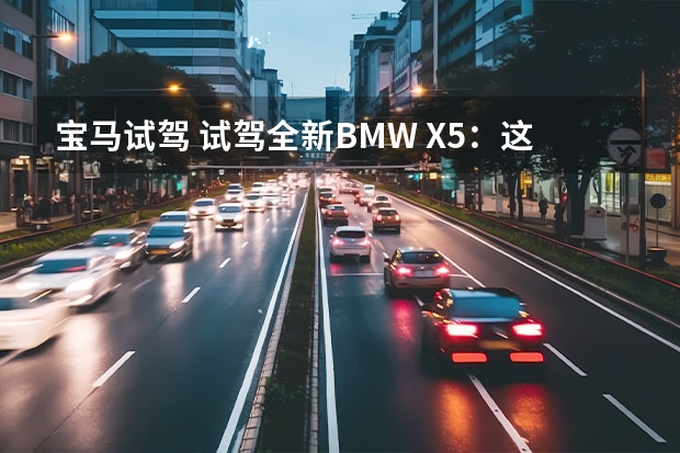 宝马试驾 试驾全新BMW X5：这份本土化答卷，我给满分