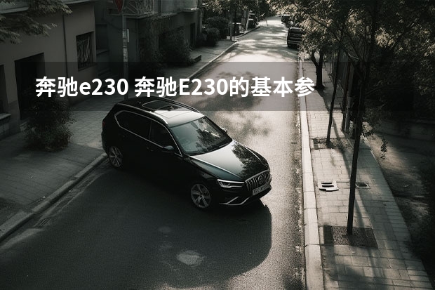 奔驰e230 奔驰E230的基本参数