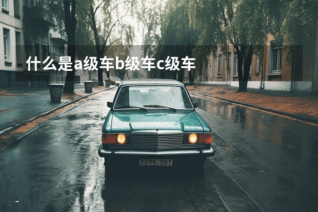 什么是a级车b级车c级车