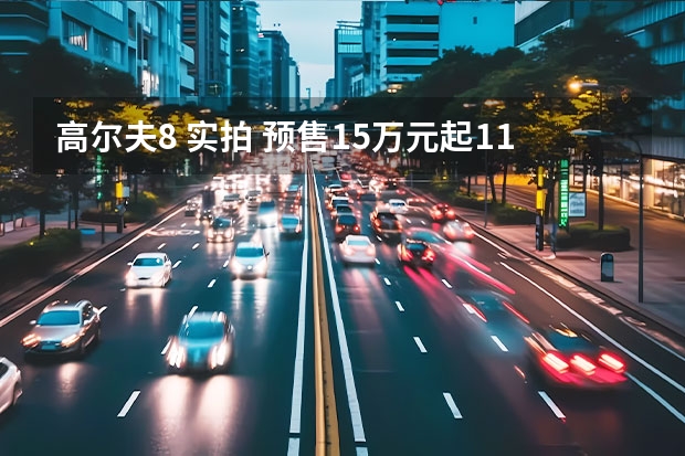 高尔夫8 实拍 预售15万元起/11月7日上市 国产第八代高尔夫到店实拍