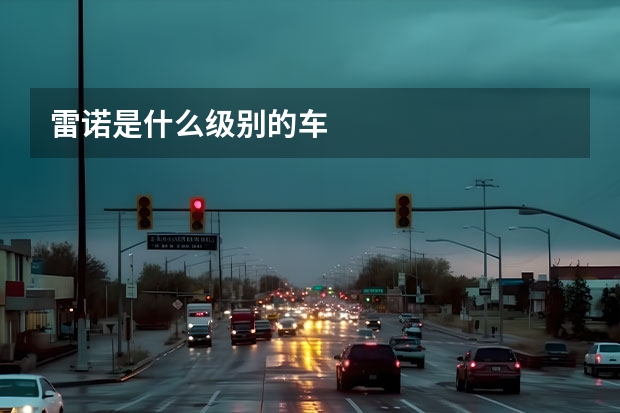 雷诺是什么级别的车