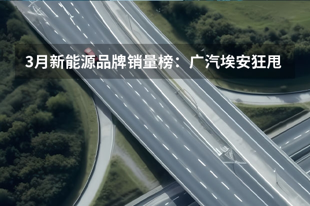 3月新能源品牌销量榜：广汽埃安狂甩4万台，理想破2万大关 3月新势力销量榜出炉 ，多家销量同比大涨，一家破4万辆